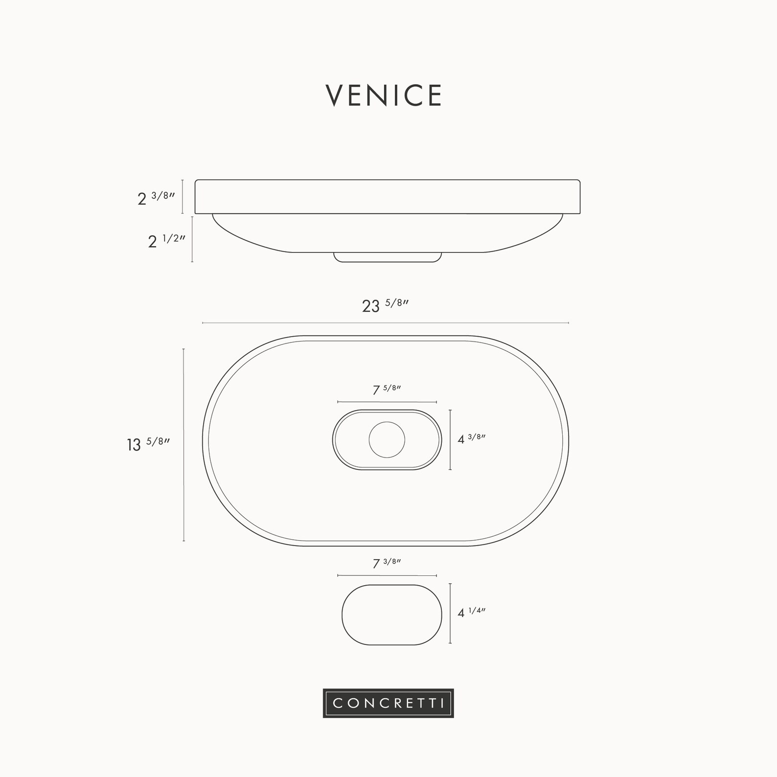 Concrete Vessel Sink Handmade Black Round/oval Design Sleek Etsy