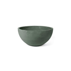 Handcrafted Concrete Bowl Planter: Indoor/Outdoor Sedge Design