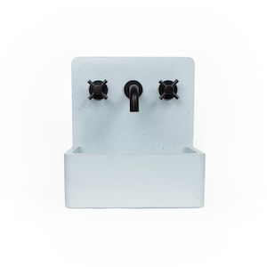 Concrete Wall Mounted/Bucket Sink, Handmade, Modern Washbasin for Bathroom San Diego