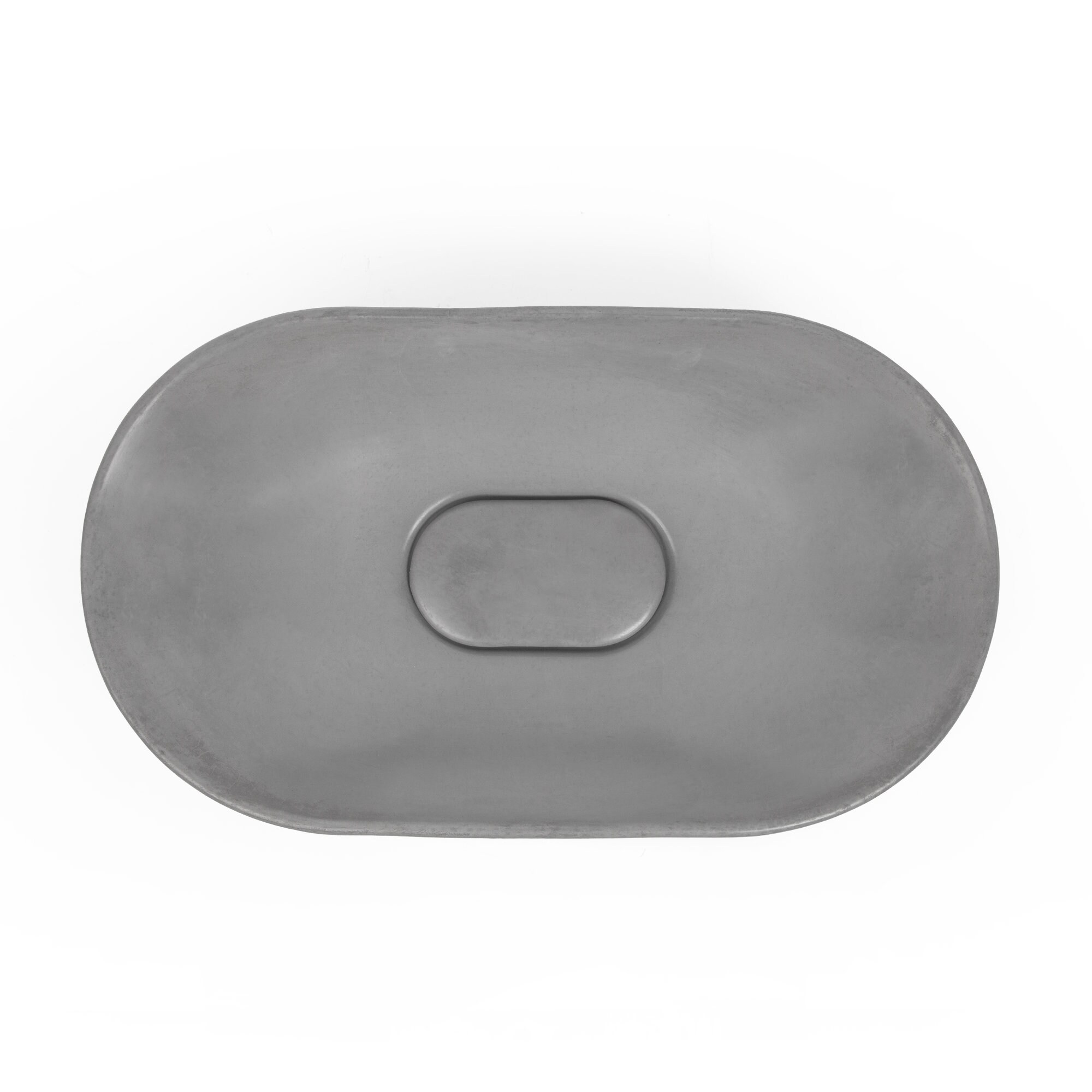 Concrete Vessel Sink Handmade Black Round/oval Design Sleek Etsy