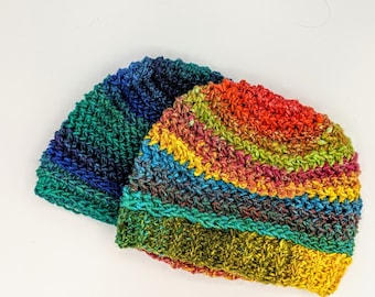 Pattern Only: Herringbone Fade Beanie