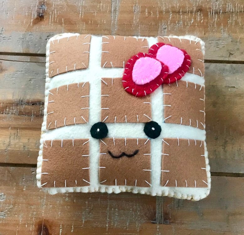 Soft Waffle Dog Toy | Etsy
