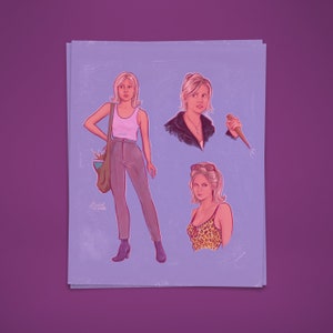 Buffy the Vampire Slayer Outfits Print