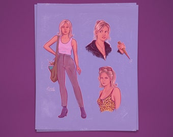 Buffy the Vampire Slayer Outfits Print