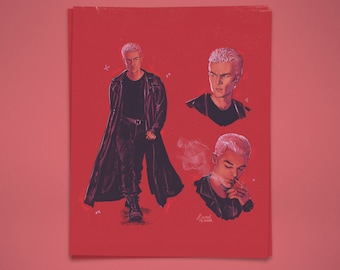 Spike Buffy the Vampire Slayer Print