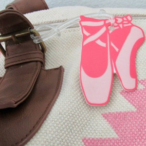 Ballerina Luggage Tag, Dancer Luggage Tag,  Dance Bag Tag, Ballet Luggage Tag, Bag Tag, Backpack Tag, Luggage Tag, Travel Tag,