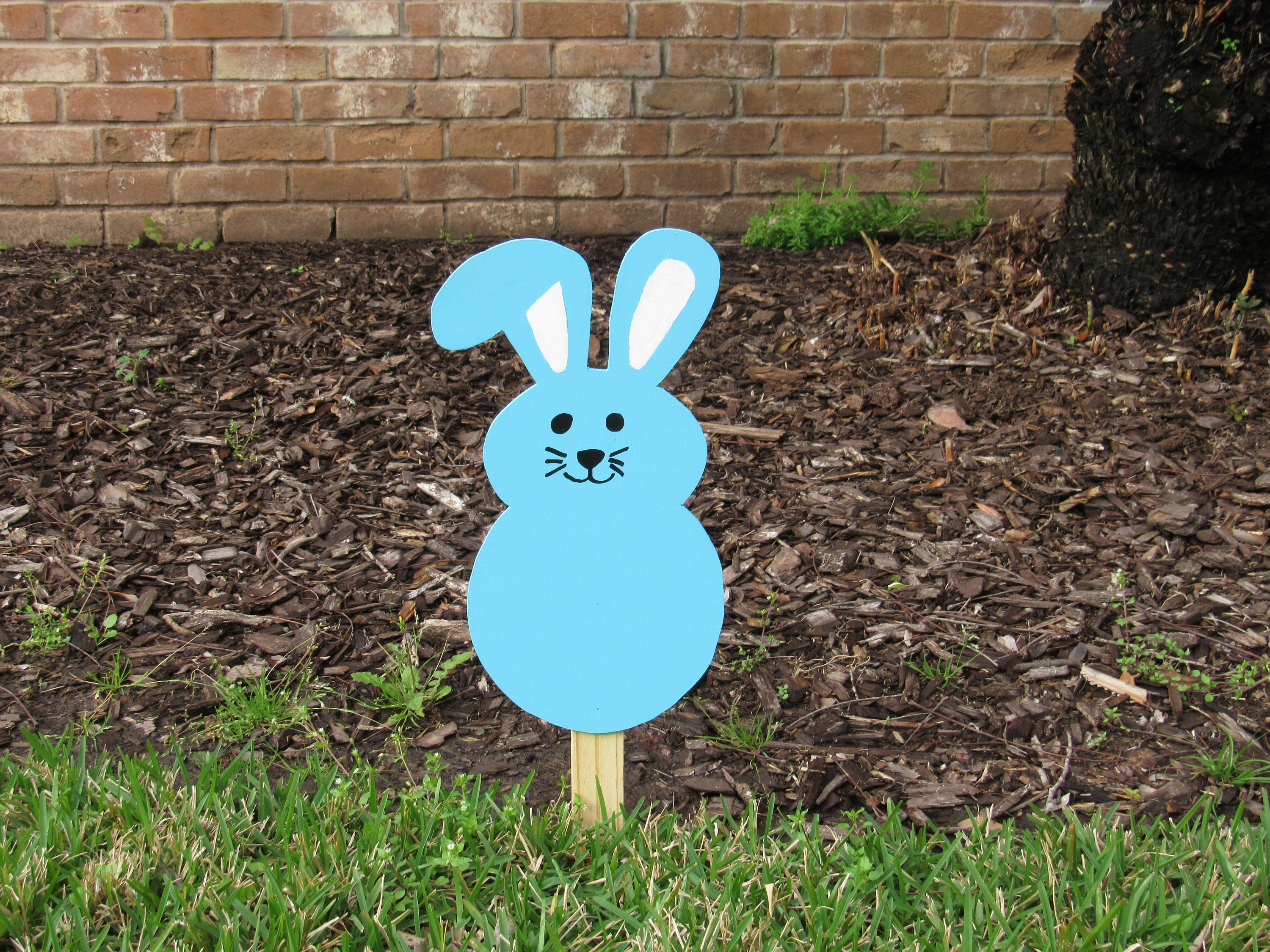 Set of 3 Easter Bunnies Easter Yard Art Easter Bunnies Etsy