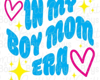 Boy Mom Era SVG, PNG, JPEG (Digital Download)