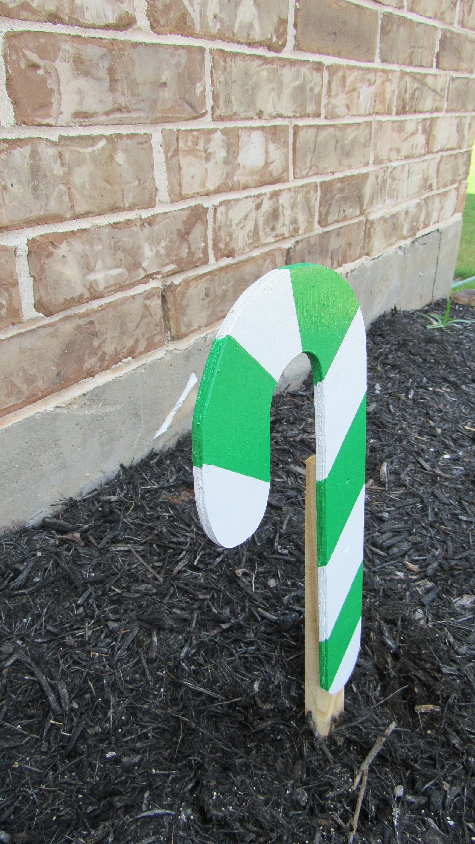 Candy Cane Yard Art Wooden Candy Canes Christmas Yard Art Etsy