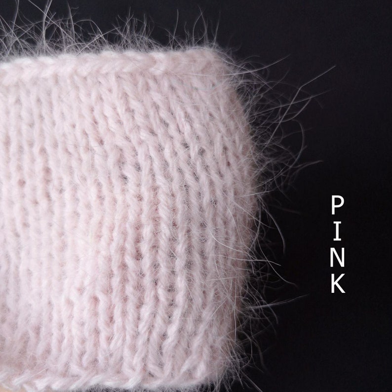 hand knitting yarn on cone fluff long rabbit hair rabbit angora Italian yarn angora 80/% Angora yarn