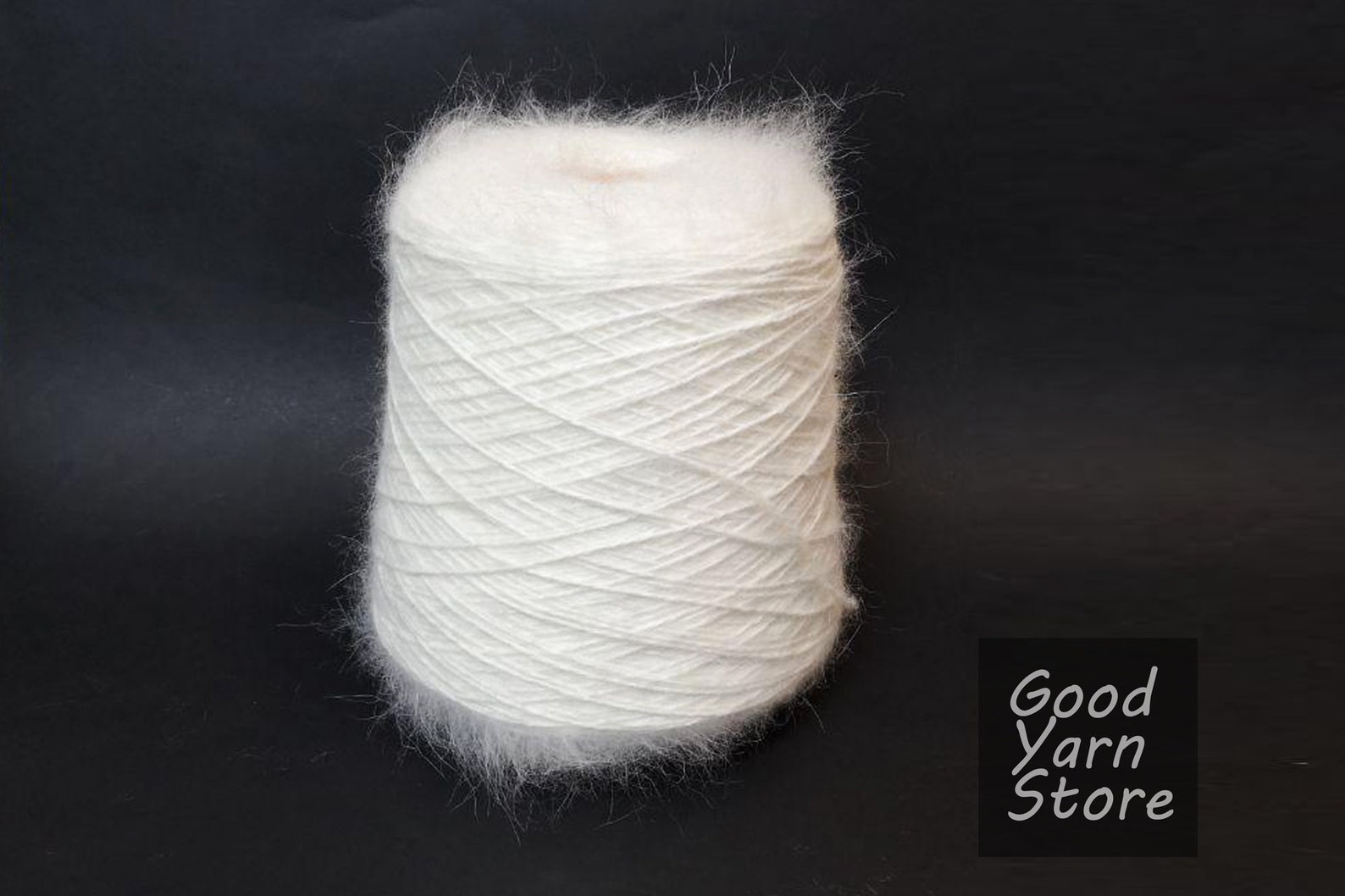 Angora yarn white angora yarn yarn on cone 270 gram Etsy