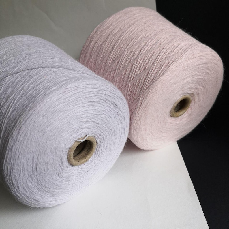 hand knitting yarn on cone fluff long rabbit hair rabbit angora Italian yarn angora 80/% Angora yarn