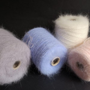 Angora yarn long hair angora yarn yarn for kitty cap yarn for kitty hat baby bonnet 25 gram 162 meter 177 yard