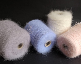 Angora yarn, yarn for kitty cap,  25 gram 162 meter 177 yard