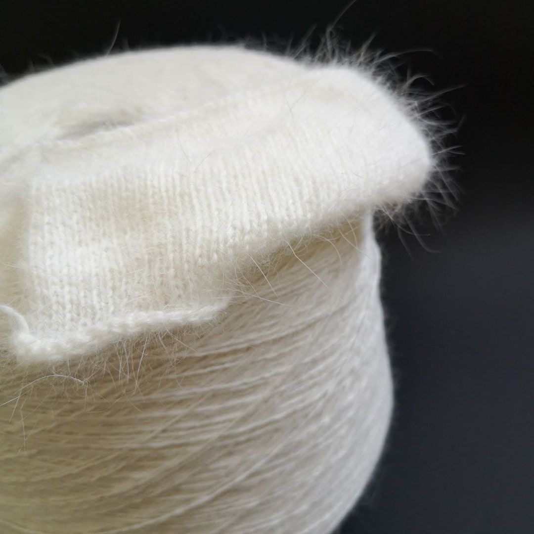 White Angora Yarn Angora Italy Yarn Soft Yarn Wool Yarn Baby Etsy
