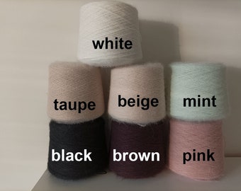 Angora yarn, angora 80% yarn, Italy yarn, rabbit yarn, yarn for kitty cap, Italy Yarn 100g