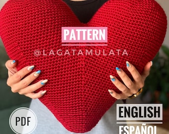Valentine's cushion crochet pattern pdf