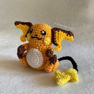 Rachu Pattern Raichu Crochet Pattern Amigurumi Pdf. - Etsy