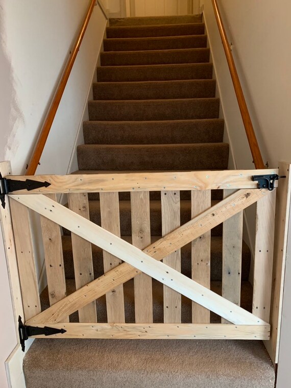 rustic baby gate