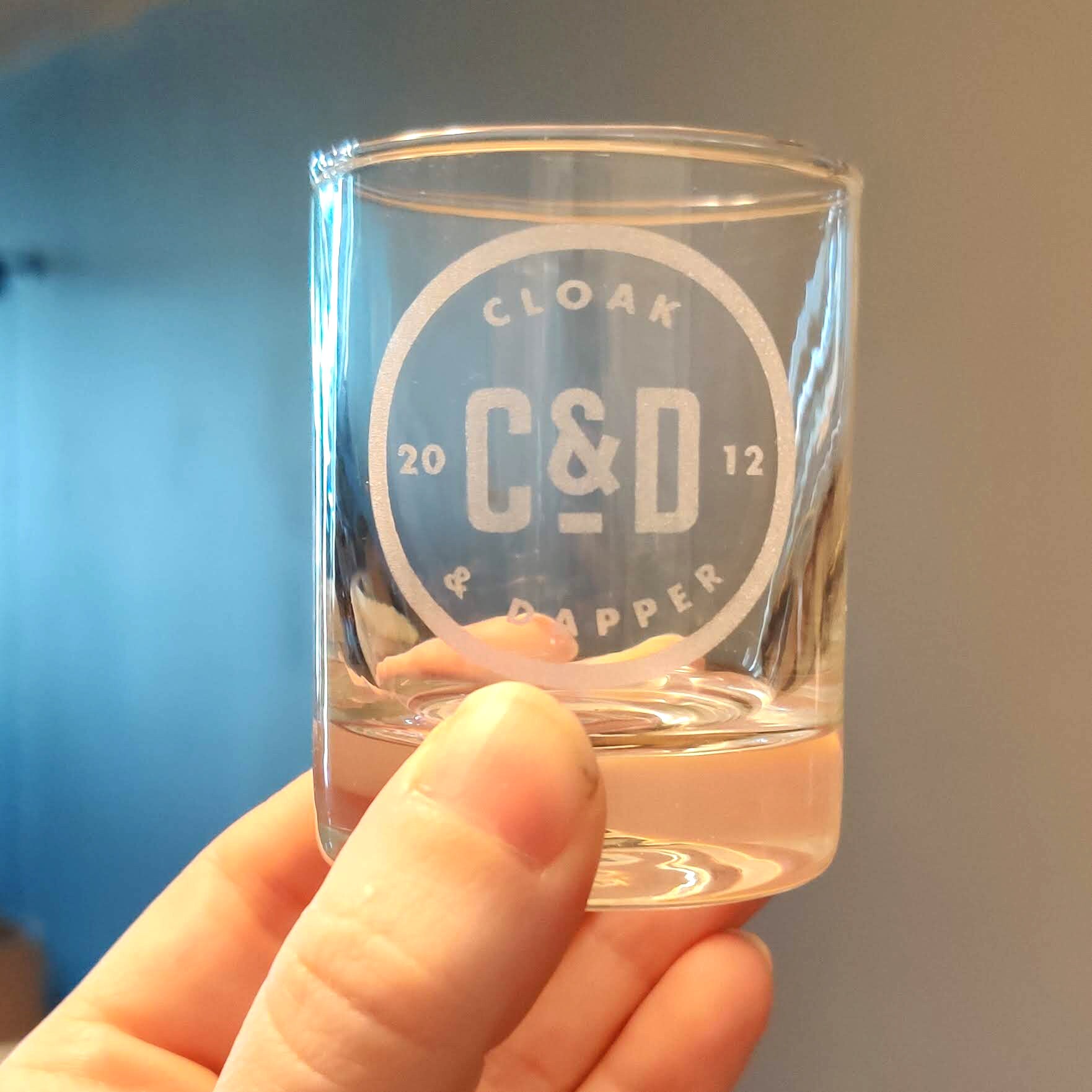 Custom Shot Glass Engraved Logo Glassware / Personalized Etsy