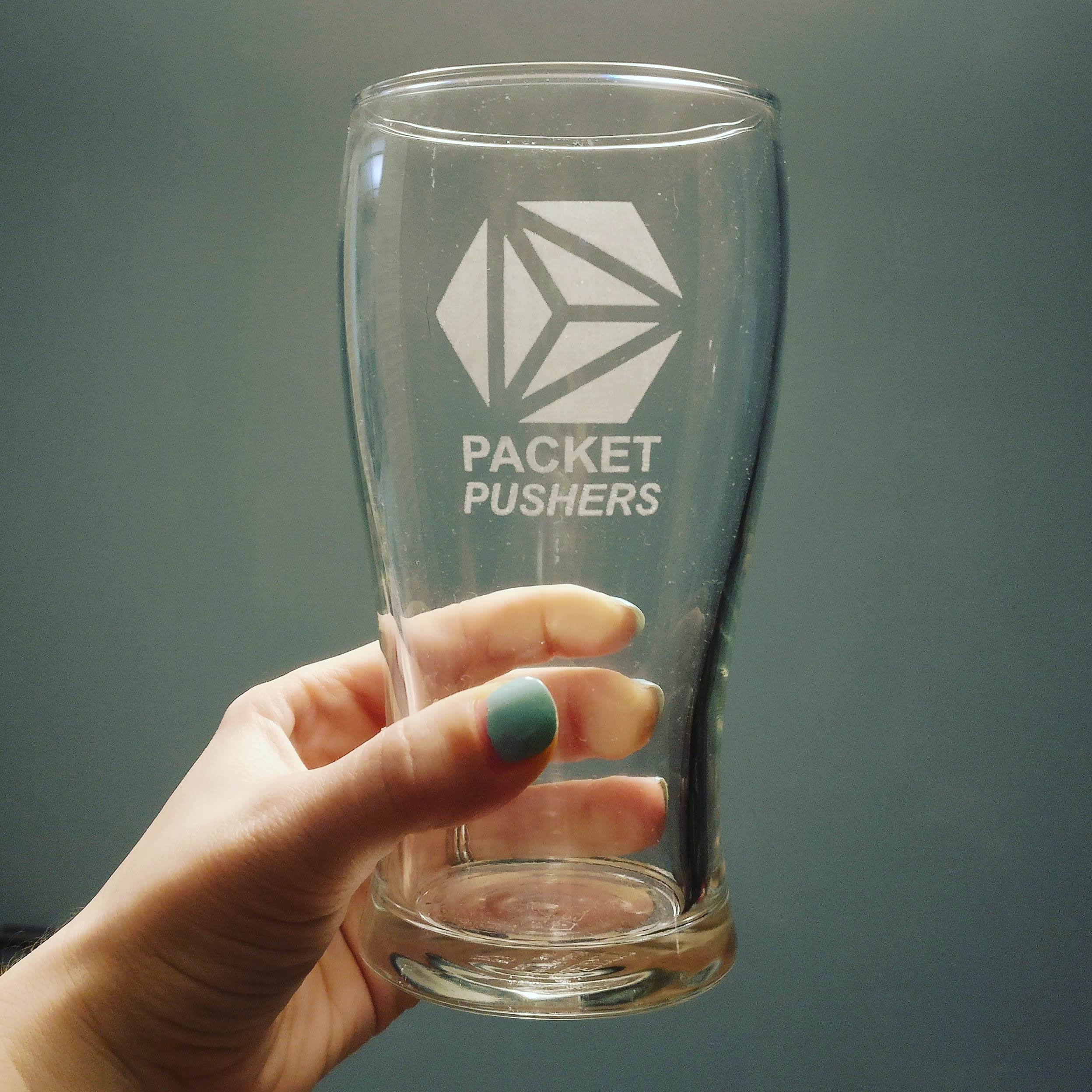 Custom Engraved Tulip Pint Glass Etched Glassware / Craft Beer Glass