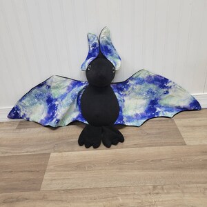 Extra Large Bat Stuffed Animal, Collectable decorative bat plushie, Soft Toy