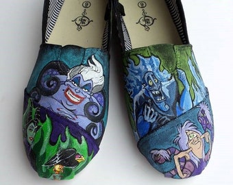Disney Villain Custom Hand Painted Shoes