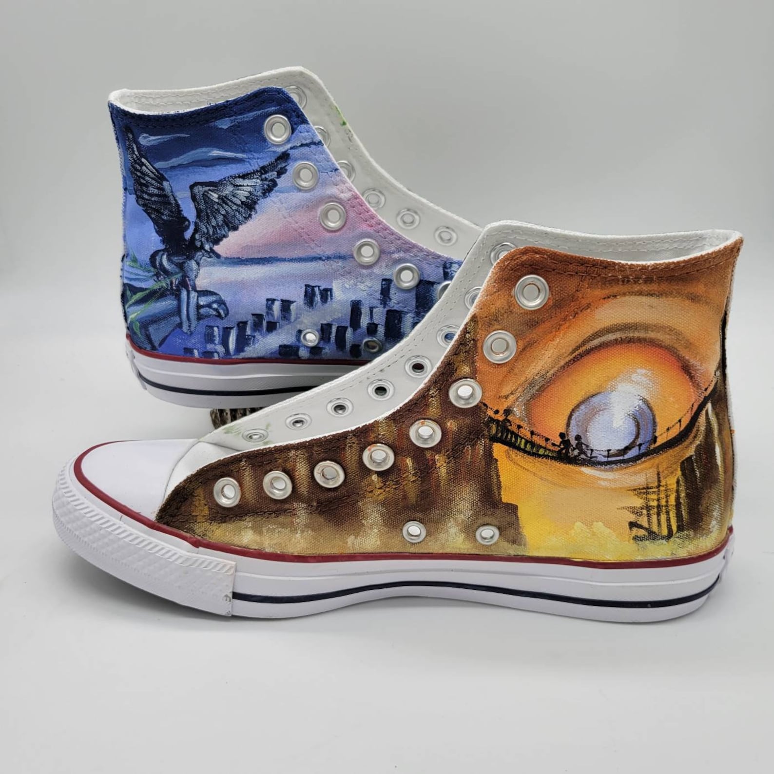 Percy Jackson Custom Hand Painted Shoes - Etsy