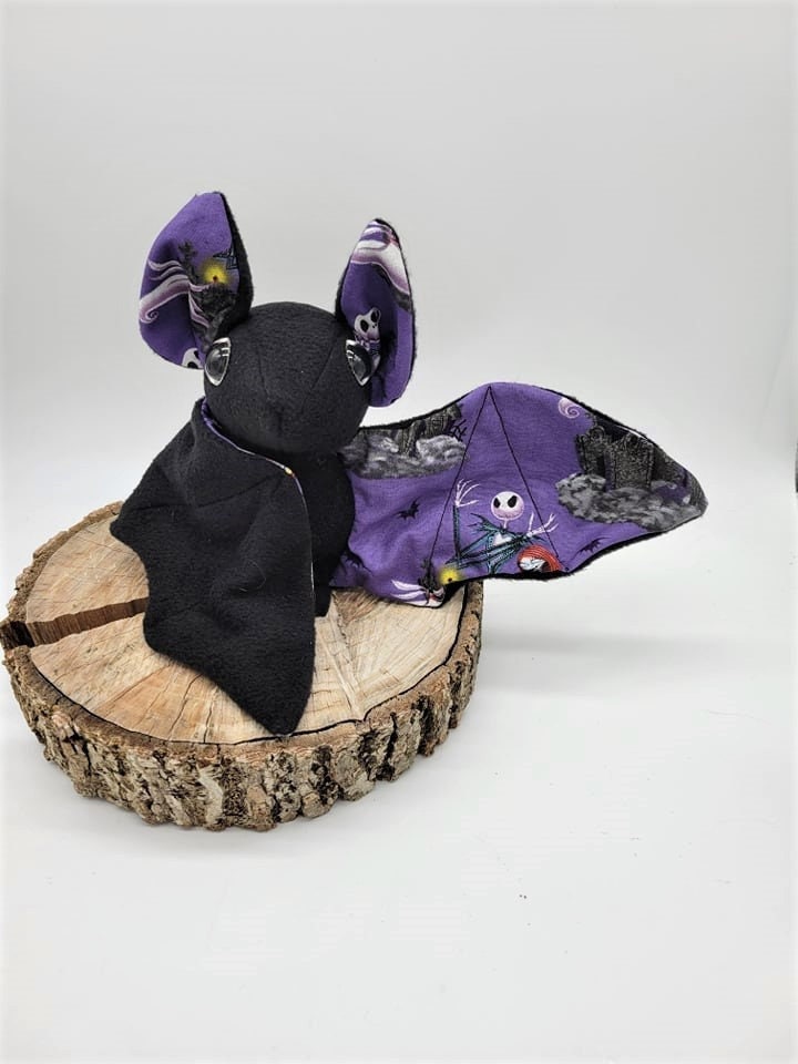 The Nightmare Before Christmas Jack Skellington Black Bat Stuffed Animal,  Collectable Decorative Bat Plushie, Soft Toy - Etsy Canada