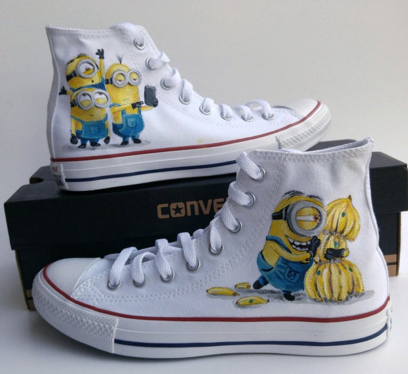 Minions Custom Hand Painted Shoes