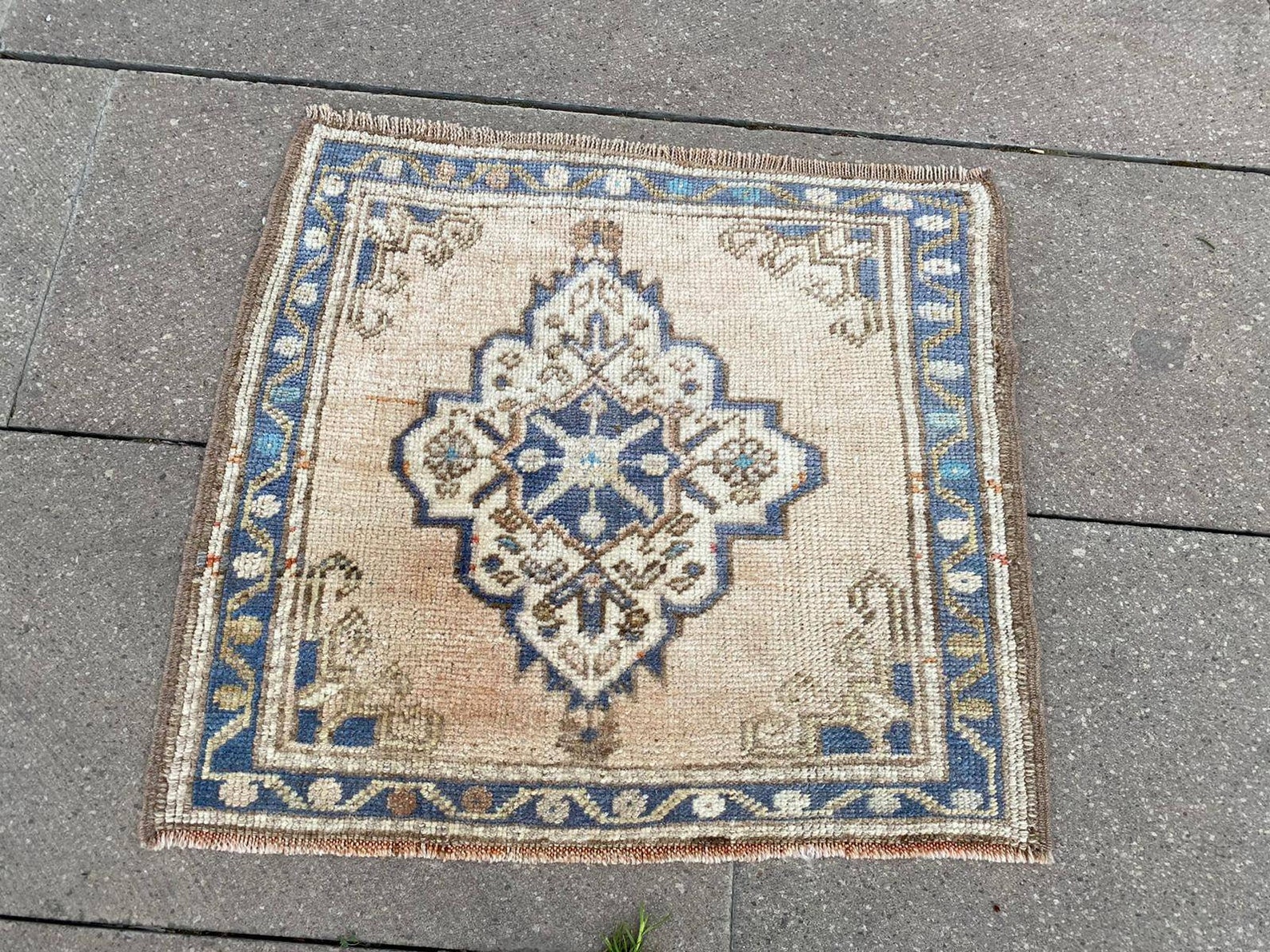 Handmade vintage rug doormat rug doormat soft rugs doormat Etsy