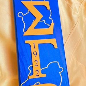 Greek Paddle | Fraternity Paddle | Sorority Paddle | Greek Paraphernalia | Greek Crossing Gifts | Sigma | Gamma | SGRho | 24&quot;