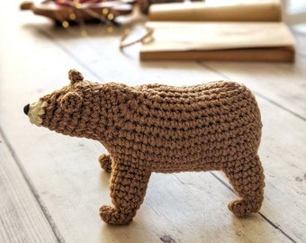 No Sewing Amigurumi Grizzly Bear, Polar Bear, real bear easy crochet pdf English pattern for beginners