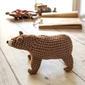 No Sewing Amigurumi Grizzly Bear, Polar Bear, real bear easy crochet pdf English pattern for beginners