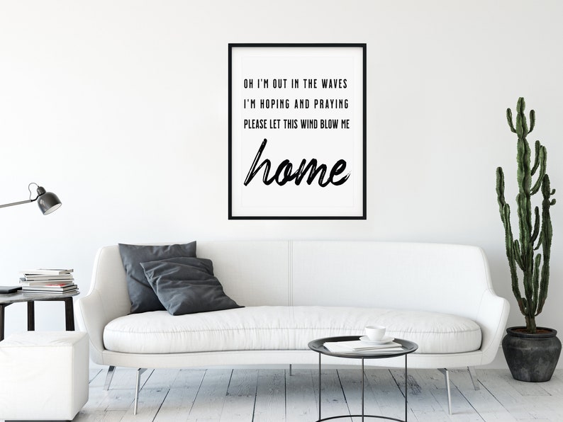 Ben Rector Sailboat Song Lyrics Poster Song Lyric Wedding Etsy