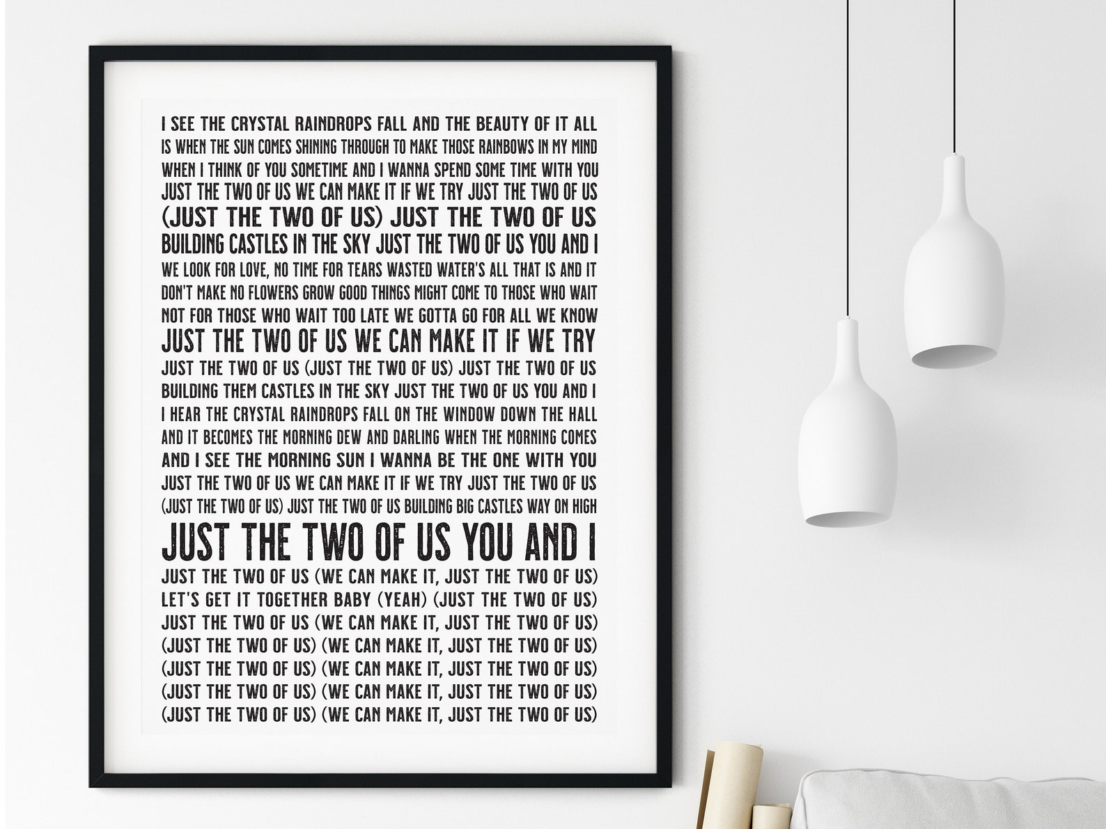 Paroles De Bill Withers Just The Two Of Us www.etsy.com