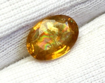 Chrysoberyl Moonstones Faceted Oval Shape Gemstones - Loose Gemstones, Family Of Alexandrite, 2.80 CT 10x7.20x4.20MM, Precious Gemstone Ring
