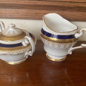 Vintage Paragon Stirling China Sugar And Cream Set, Paragon China Sugar Bowl And Jug, Paragon China