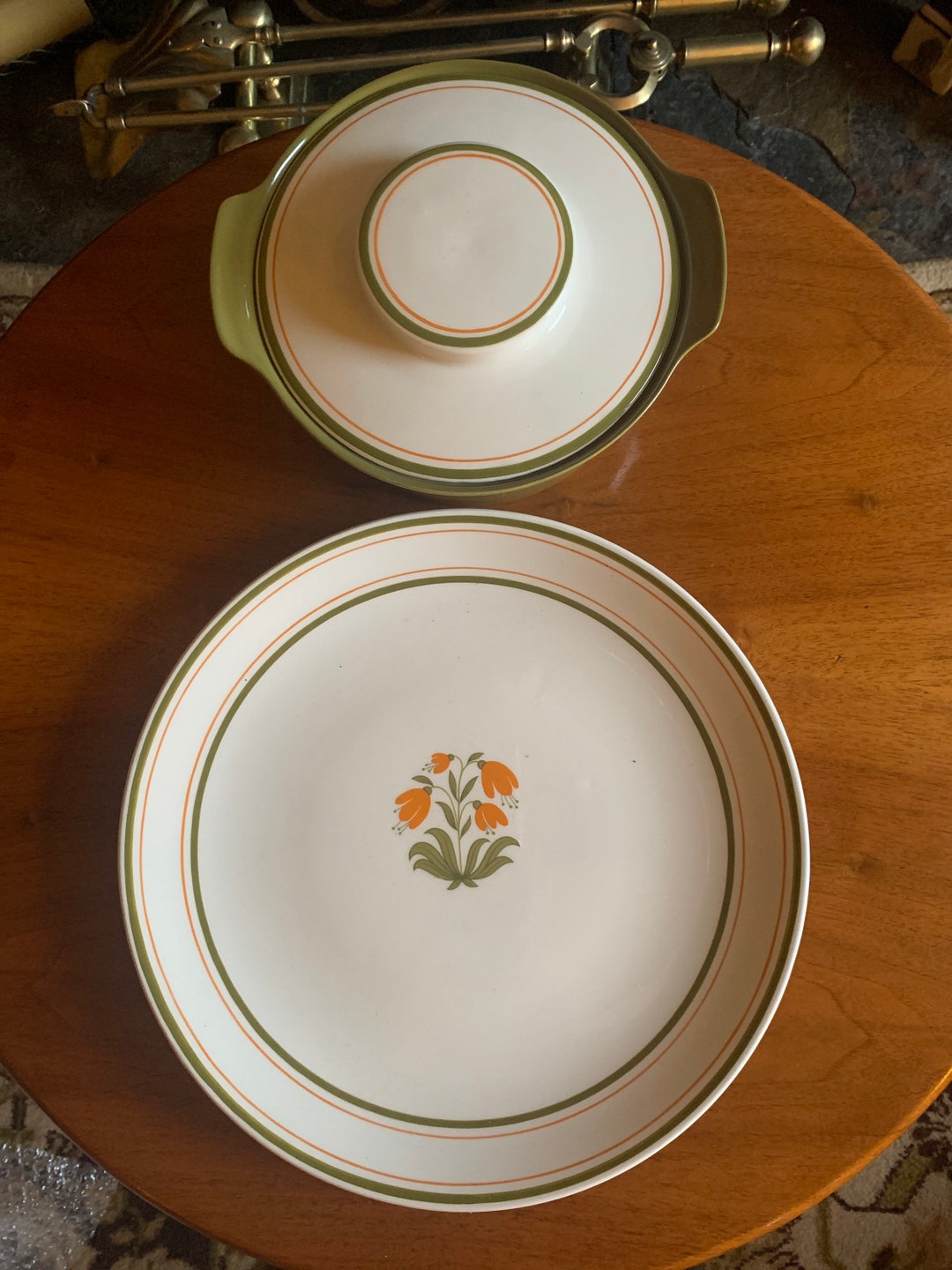 Vintage Tureen & Platter, Johnson Brothers Tureen and Platter, Johnson Bros Tureen and Serving