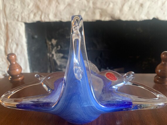 イタリー製　ガラススワン Vintage Murano Glass Swan, Murano Lavorazione Arte Glass