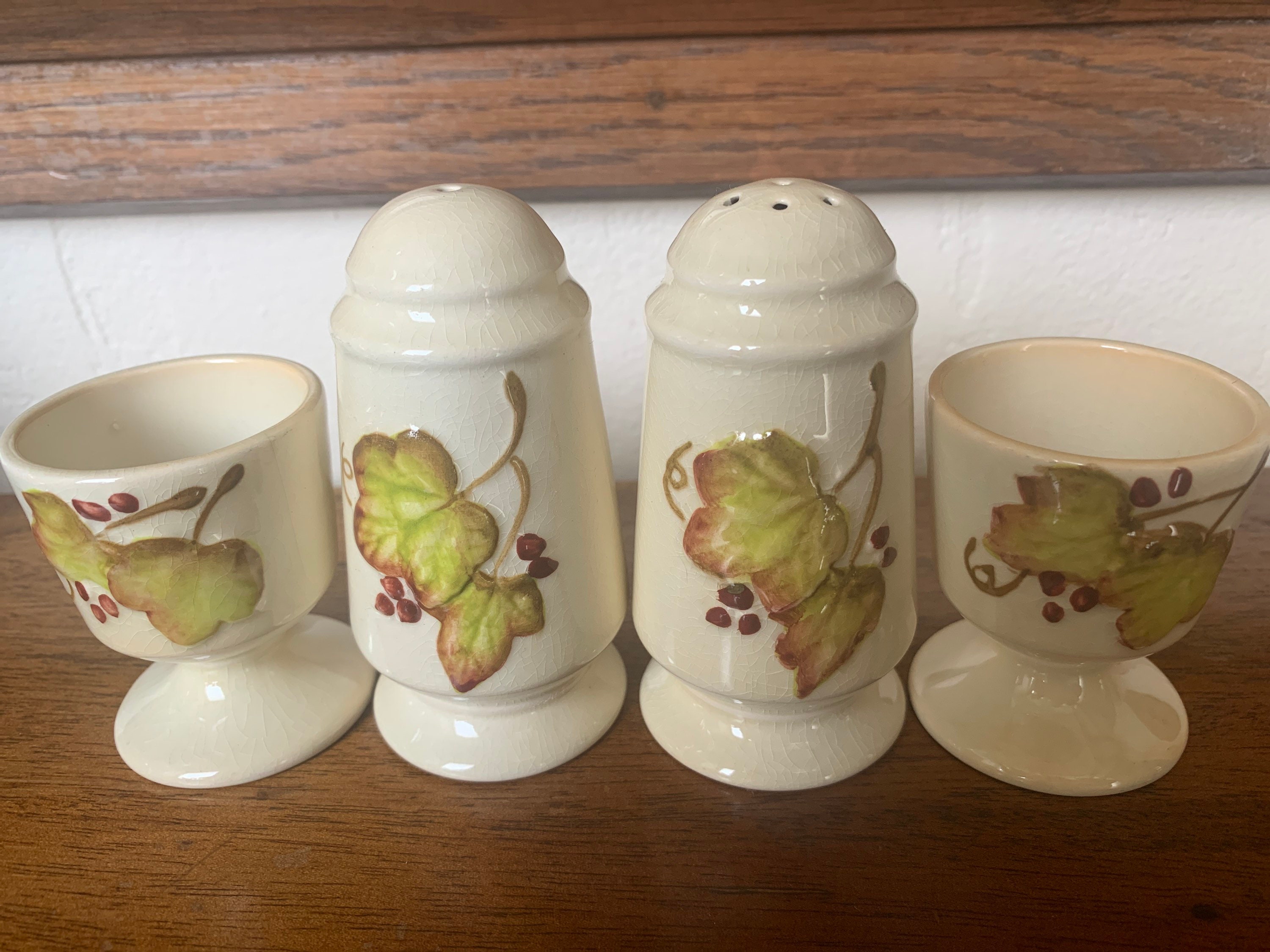 Vintage Carlton Ware Breakfast Cruet Set Carlton Cruet Set Etsy