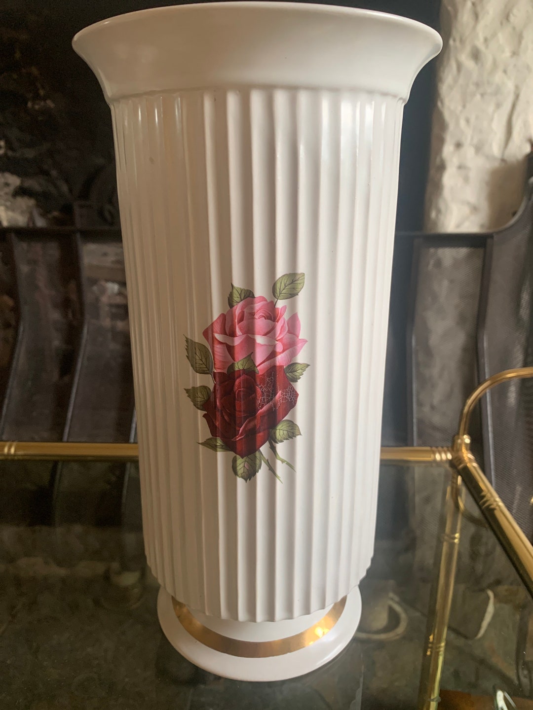 Arthur Wood Vase Vintage Large Pottery Vase Arthur Wood English Vase