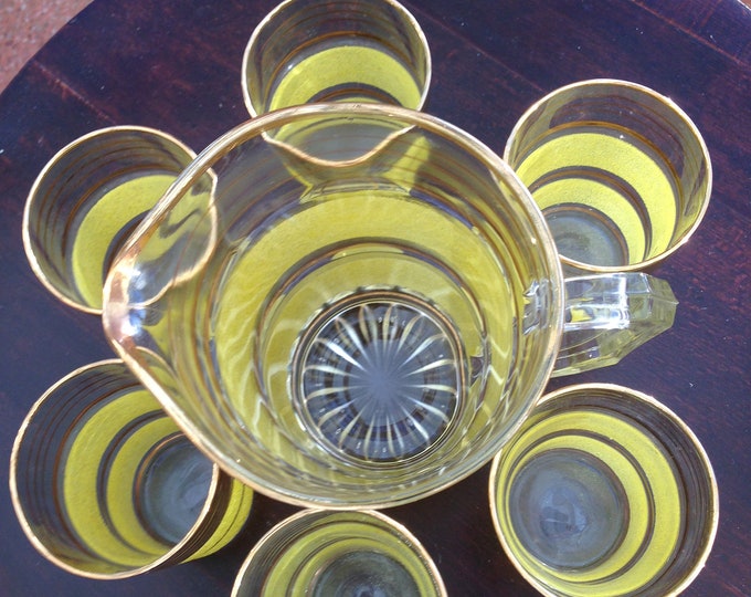 Vintage Water Set - Etsy