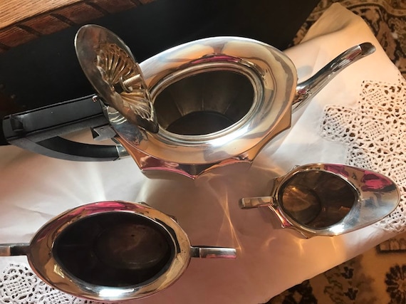 Edwardian James Deakin Silver Plated, EPNS Tea Set - Etsy Australia