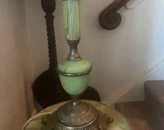 Antique onyx lamps deals