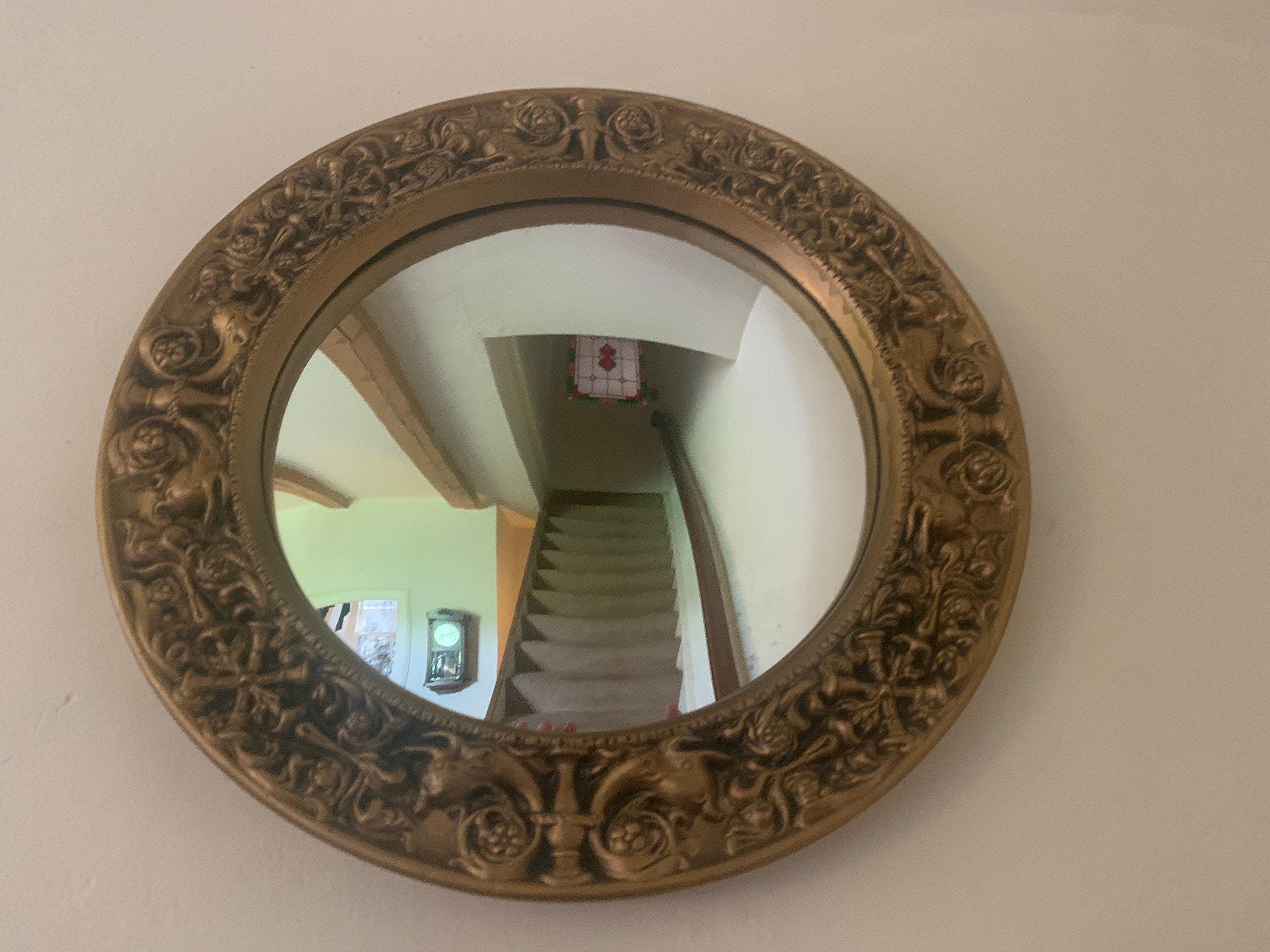Butler-Spiegel oder sphärischer Spiegel (konvex) mit Adler, großes Modell, 325 €