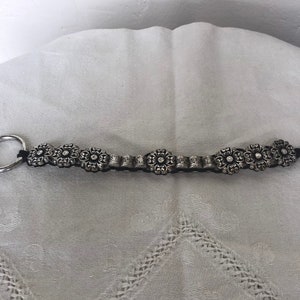 Vintage Silver Metal Chain Belt