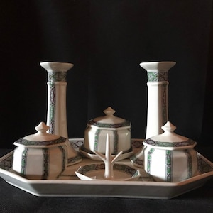Antique Edwardian Dressing Table Set