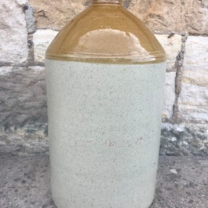 Antique Salt Glazed Bottle, Flagon, Container