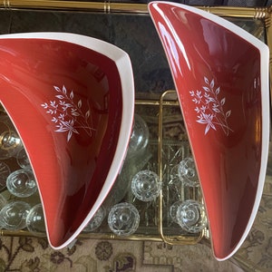 Vintage Carlton Ware Rare Bowls, Retro Australian Design Carlton Ware Bowls, MCM Australian Design Carlton Ware Dishes, Rare Carlton Ware